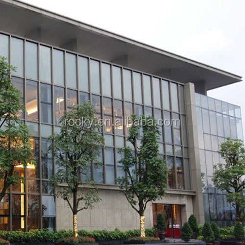 Aluminum exterior glass curtain wall for building