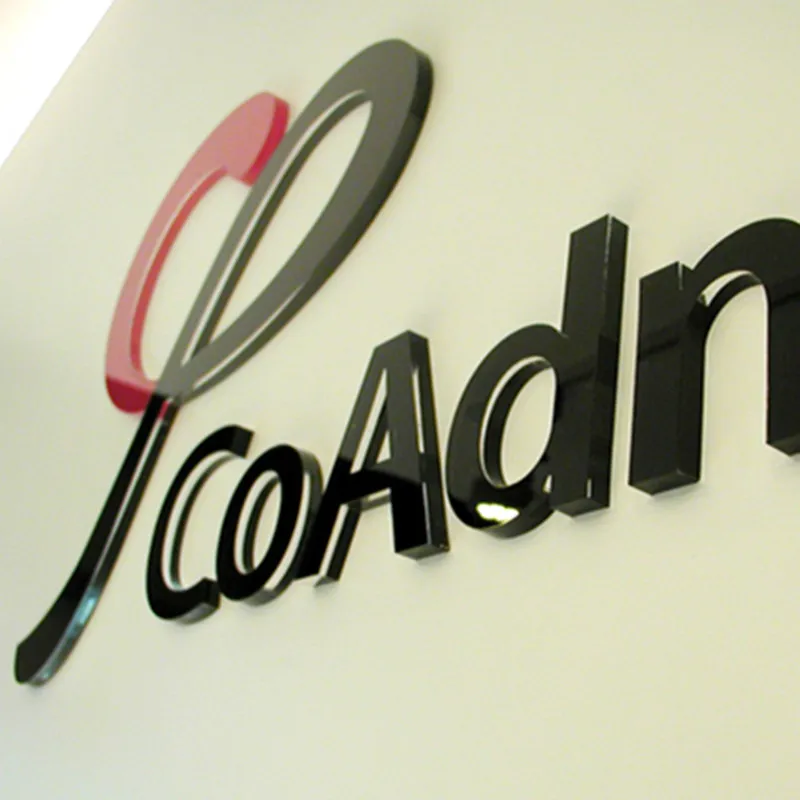 drop shipping DIY 3D metal laser cut company wall sign stainless steel Alphabet letters wedding party name letter