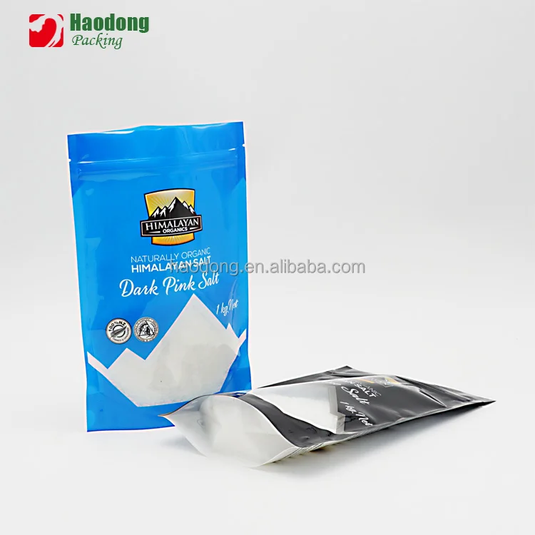 Stand Up Salt Packaging Bag Pouches seasoning packaging bags Spice Custom Food Plastic Salt Packaging Bags Pouch