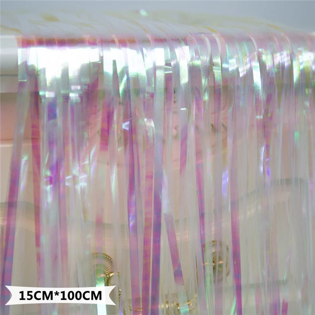 Colorful Rainbow Party Curtain For Wedding Event Backdrop Decoration