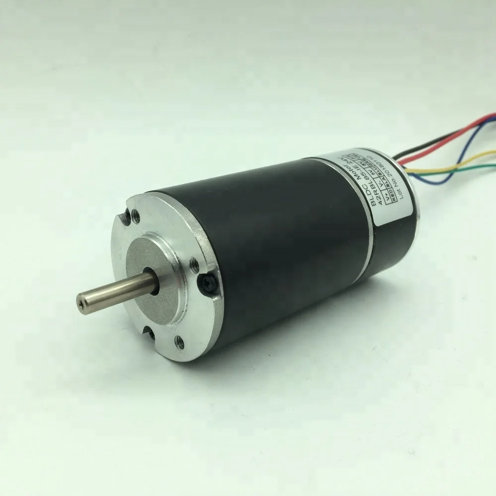 42BL 24V Brushless DC Motor, Option 12v, 36v, 48v Power Upto 100w