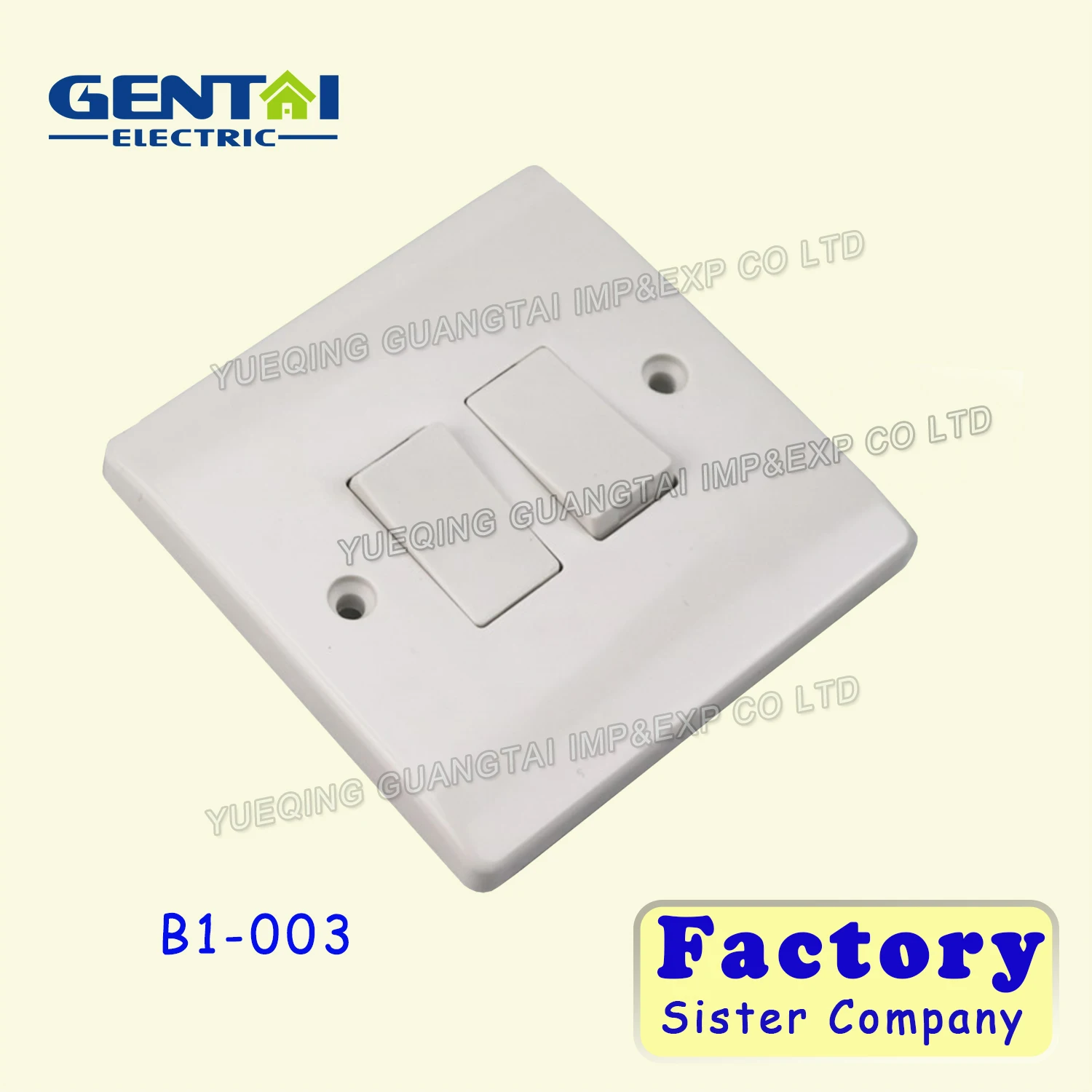 High Quality Uk 2 Gang 1way /2 Way British Standard Bakelite Wall Switches