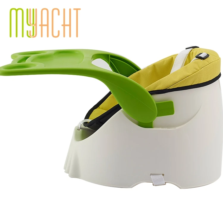 EN14988 дешевый пластиковый портативный детский высокий стул, где угодно, детское сиденье