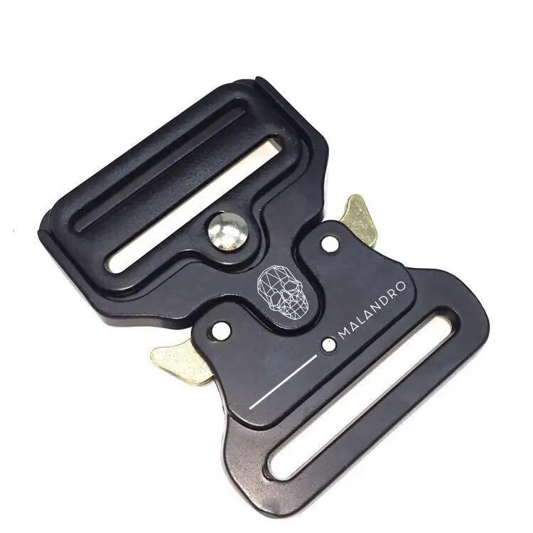 Customize LOGO Jacquard Belt, Embroidered Belt  Heavy Duty Waist  Nylon Tactical Belts with Quick Release Metal Buckle