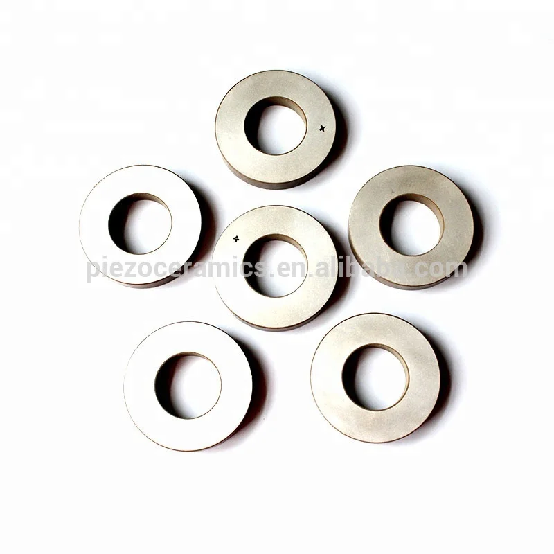 Customized Different Size Ultrasonic Piezoelectric Ring Pzt Piezo Ceramic disc Piezo Ceramic for Cleaning ring and welding ring