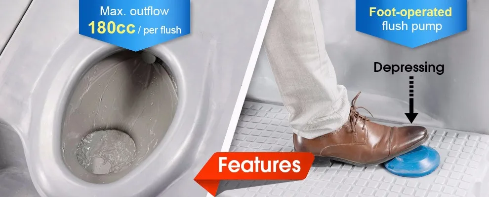 party event Portable toilet for rental temporary toilet cabin plastic assembly toilet