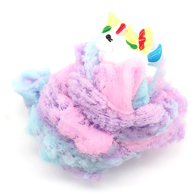 
Resin toy new arrival toys fashion unicorn brushed snow slime products 