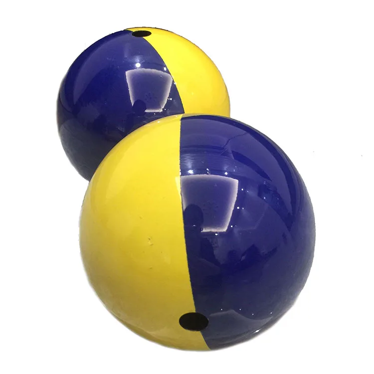 Применение украшения полый стальной шар с спрей окрашены Половина цвета Двойные Цвета