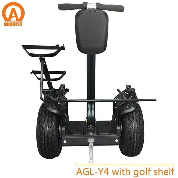 Factory direct sale smart scooter electric chariot with golf bag holder