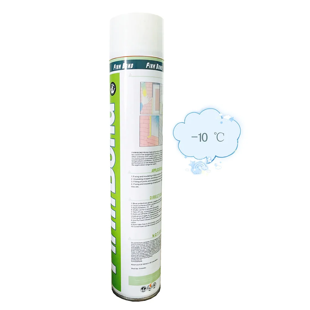 One Component Cold Weather Non-Toxic Expanding Foam Filler