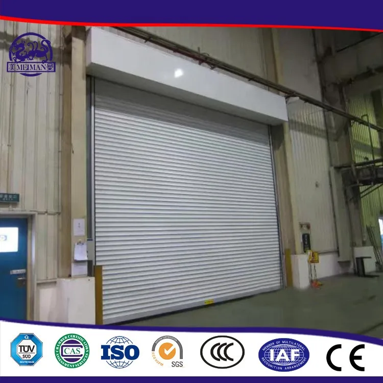 
Warehouse Industrial Automatic Aluminum Alloy Metal Rapid Shutter Rolling Door 