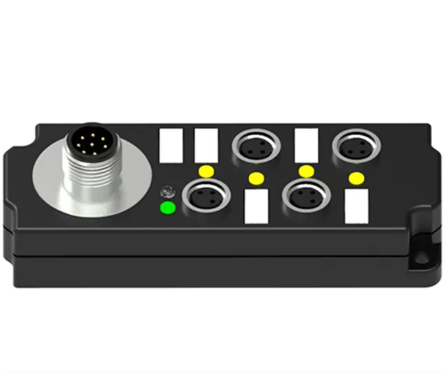 
female IP67 M8 4 ports distribution box connector 