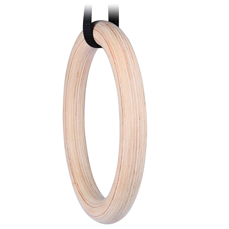 Gym Professional Adjustable Birch Wood Ring For Gymnastics