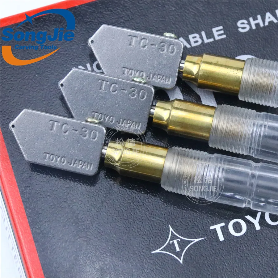 TOYO Glass cutter Straight Head Diamond Oiling Rolling Glass Cutter