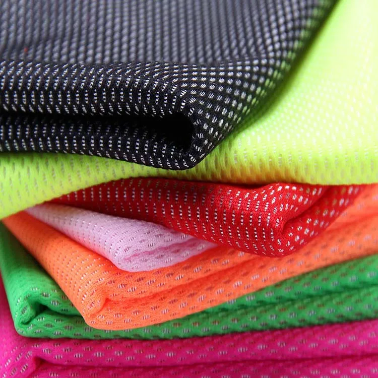 160gsm soft double color nylon mesh fabric for glasses case