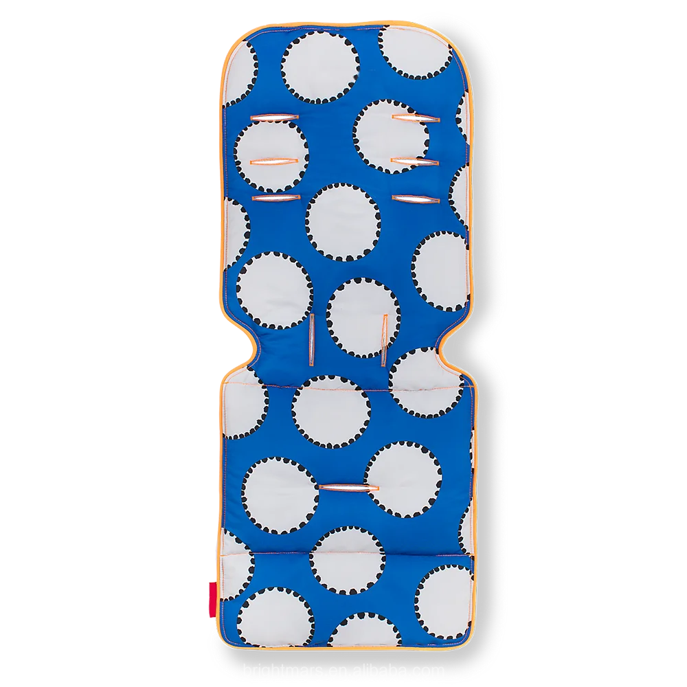 
3D Air-mesh Net PP Cotton 100% Stroller Cushion Spacer Mesh Colorful Washable Mesh Fabric Baby Stroller Seat Liner 