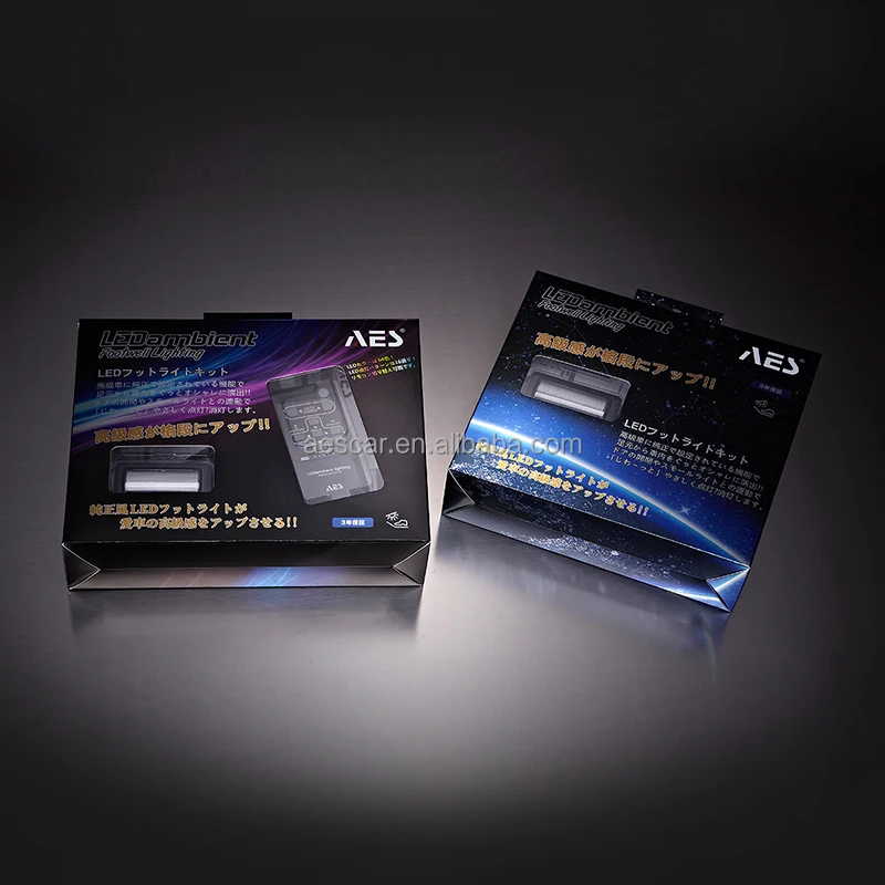 AES colorful car accessories auto parts foot well lighting LED ambient Atmosphere lamp Interior Mood Lighting