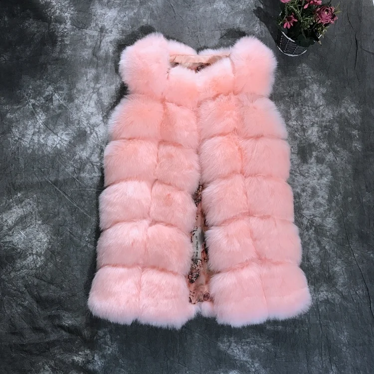 2018 популярный женский жилет из искусственного меха, Прямая поставка с завода