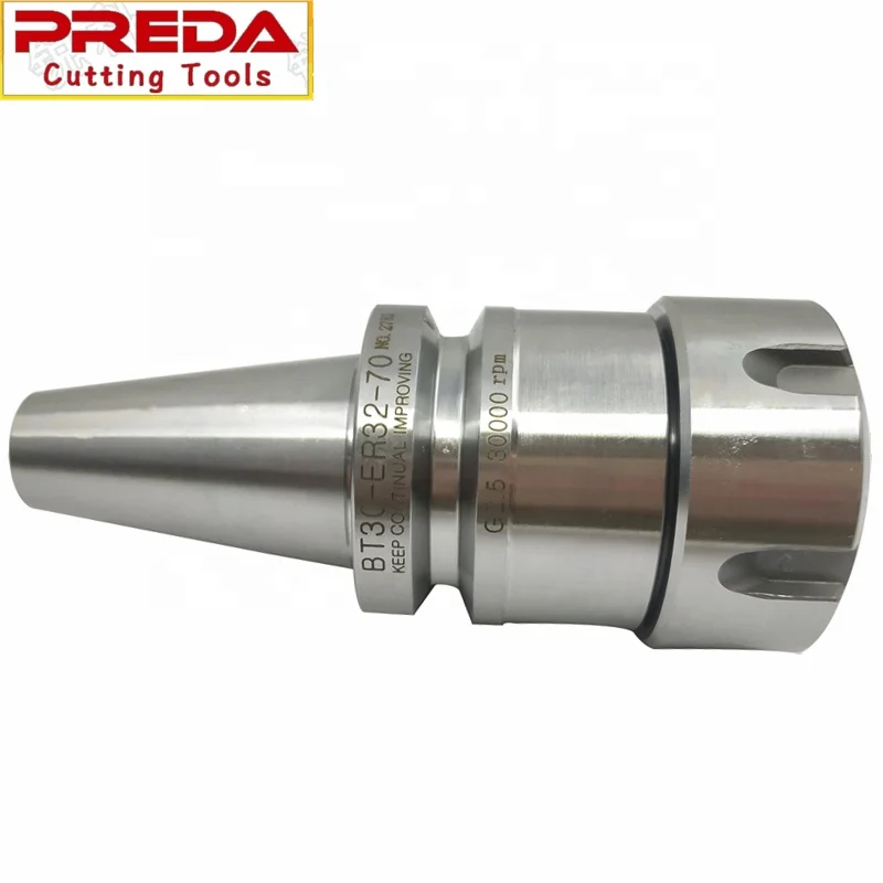 Preda high precision Cnc chuck BT30 ER32 70mm long tool holder