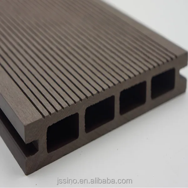 
Water stain resistant wpc decking for outdoor cafe, exterior wood plastic composite deck floor/flooring/board 