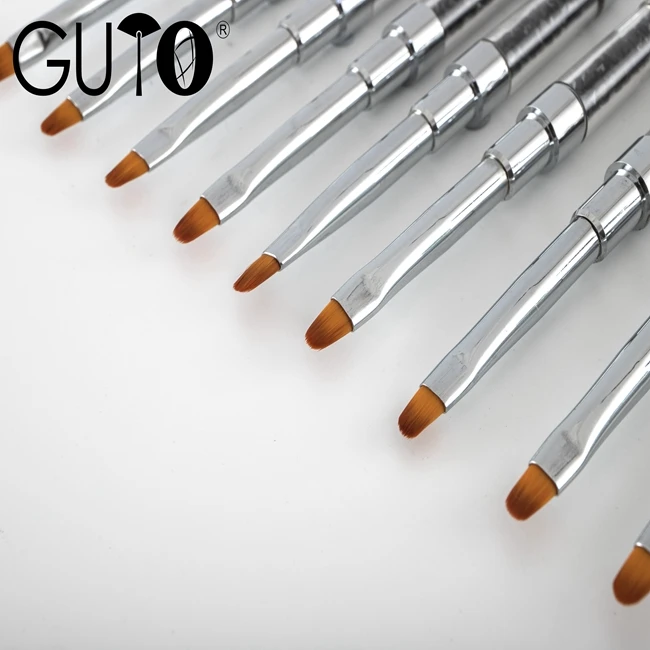 1pcs Double-ended Nail Liner Brush UV Gel Polish Painting Drawing Pen Rhinestone Nail Art Manicure Tools