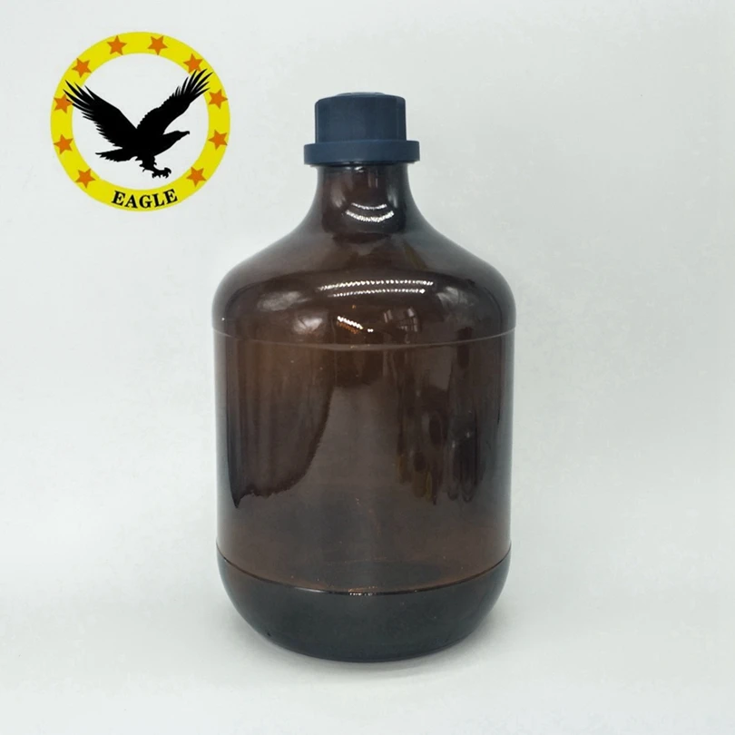Iran 2500ml 2.5L amber glass chemical reagent bottle