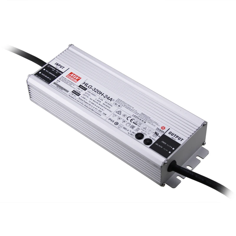 Mean well HLG-320H-24A 320W led driver 320w 24V pwm led driver