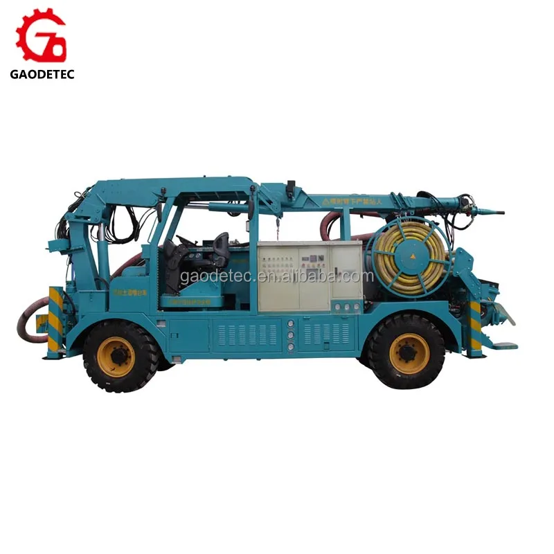 HSC-2515 tunnel construction used robotic telescopic concrete spray system with shotcrete arm