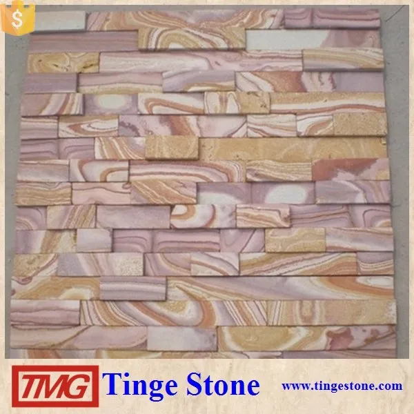 Cultured Stone TIle,Rainbow Sandstone Wall Tiles