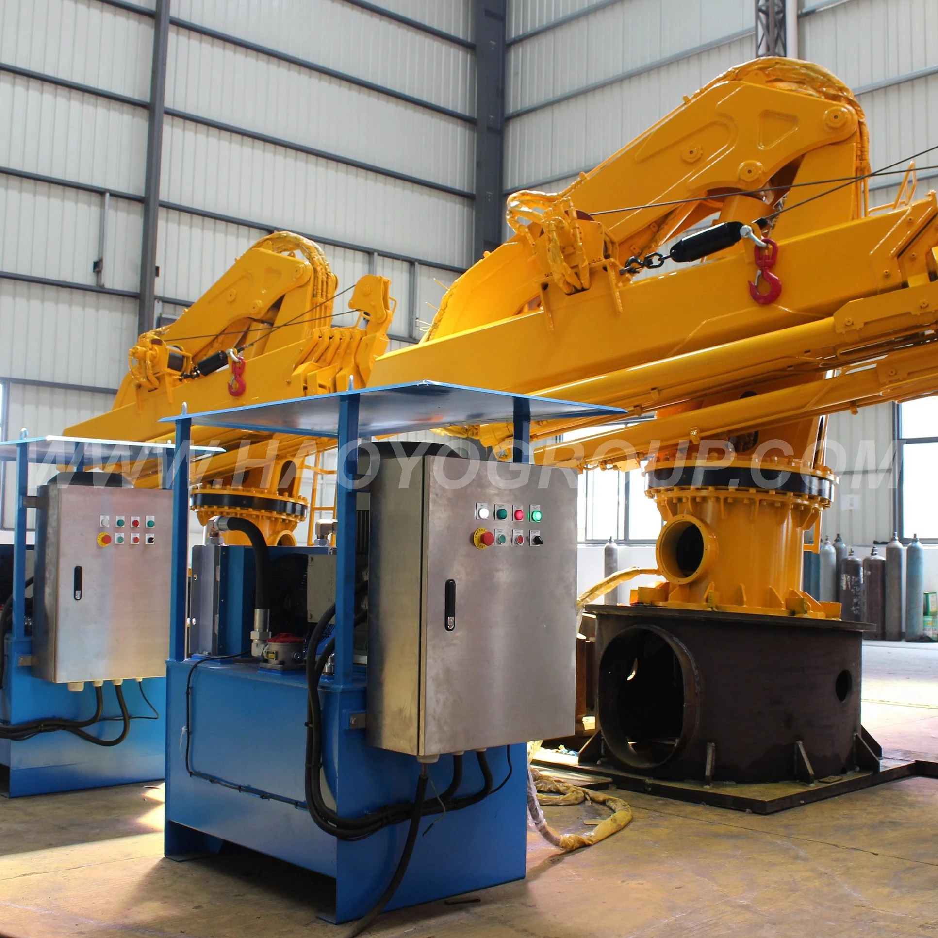 
ABS/CCS Certified Knuckle Boom Marine Crane For Fishing Commercial Navy Ship 