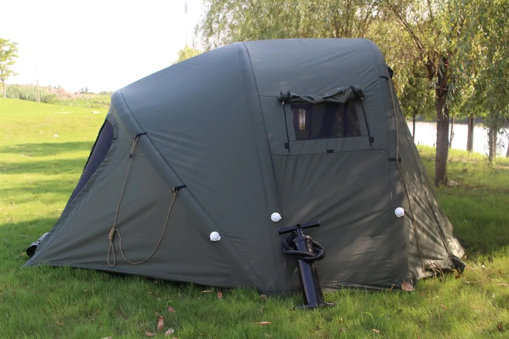 Canvas Pop Up Cube Ice Carp Fishing Tent Bivvy for Carp Fishing