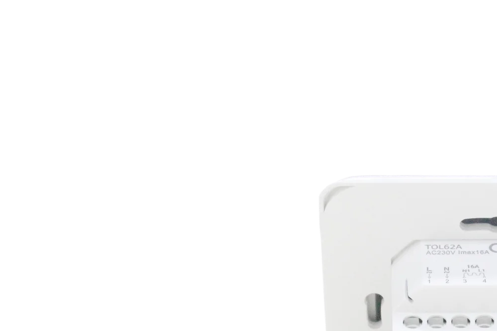 Weekly programmable digital room thermostat for floor heating system