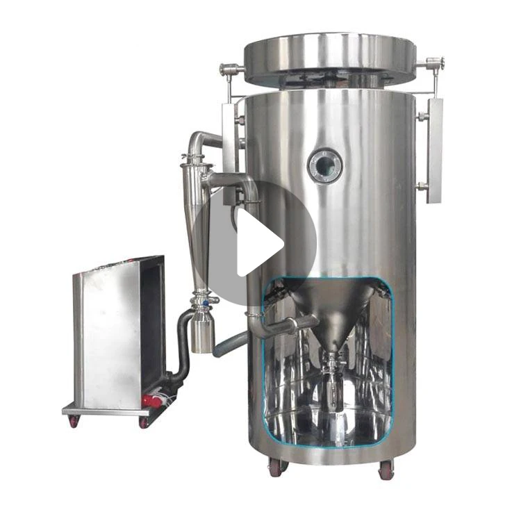 High Speed algae industrial centrifugal spray dryer with PLC control system for milk powder