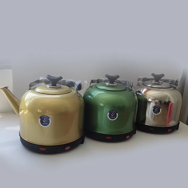 6L portable ss kettle  1500W  50HZ electric water boiler keep warm kettles hot water boiler for hotel