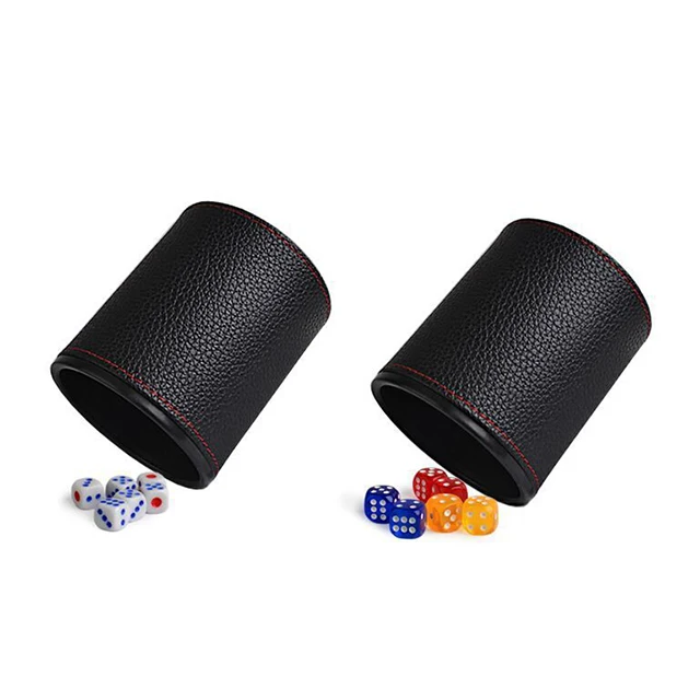 tin dice box, metal dice box, dice stacking cup