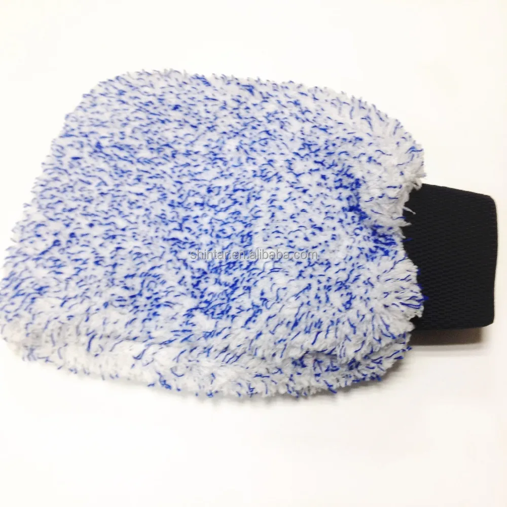 
Microfiber car wash mitt 