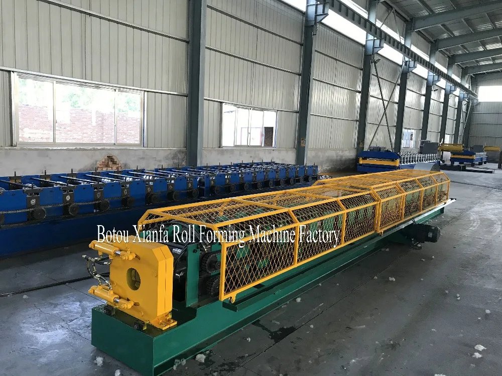 roof rain steel iron downpipe roll forming machine downspout