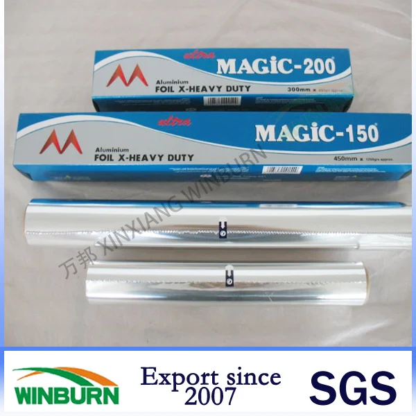 
8011 O soft temper household Aluminium Kitchen Folie Paper 