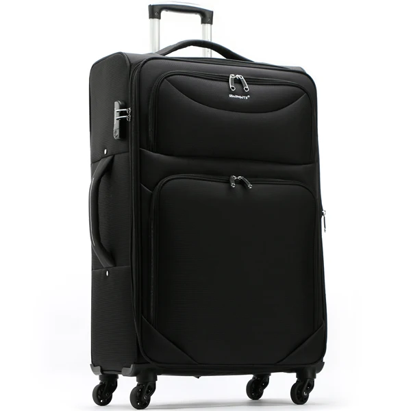 High quality nylon 4pcs set trolley luggage bag luggage case/luggage trolley with 4 spinner wheels