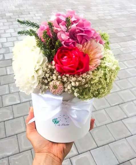 Different design flower packaging boxes