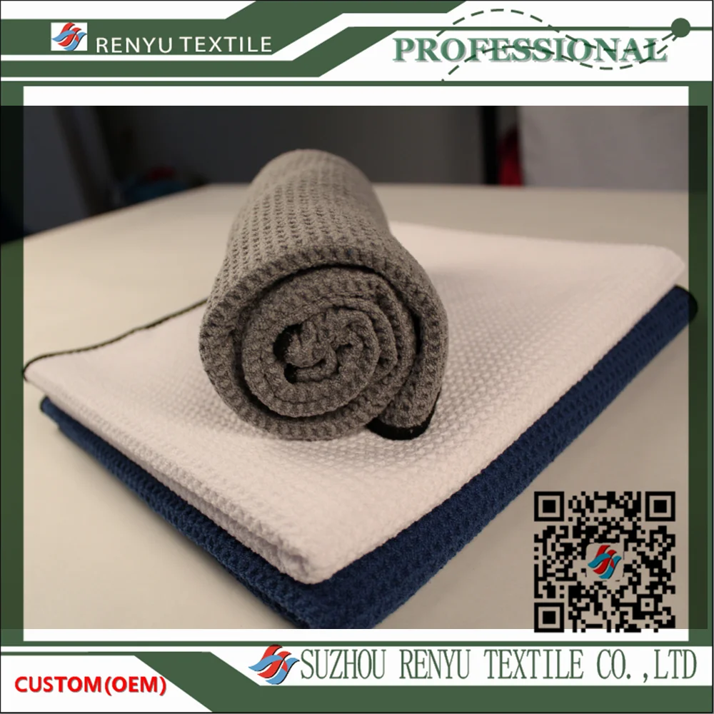 recycled sand free towel fabric for luxury microfiber hair towel hotel bath towels