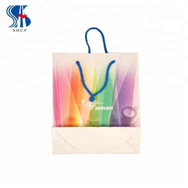 
Hot Sale Colourful Fashion Shopping Gift Paper Packing Bag 