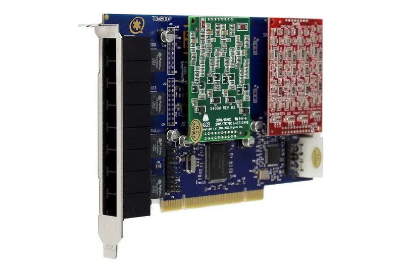 IIT TDM800P 8 портов с 8 FXO Asterisk card для Voip IP PBX Digium TDM800P Openvox A800P ATCOM AX800P FreePBX