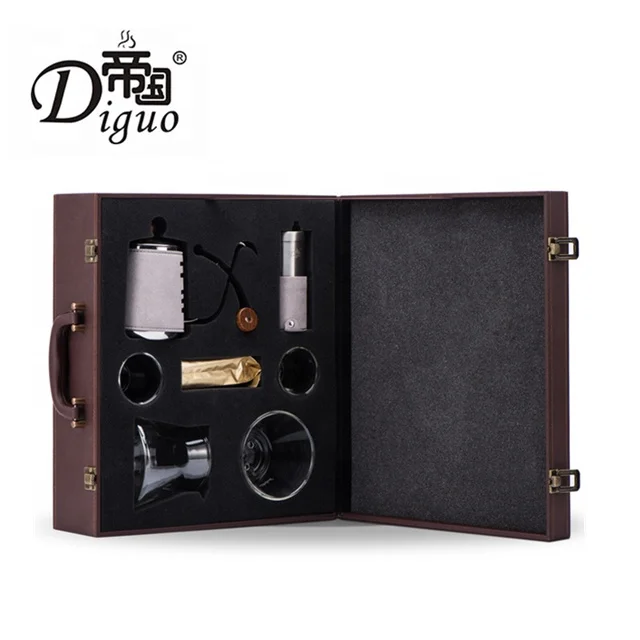 Diguo 500ml Stainless Steel Orange Color Pour Over Coffee Tea Cold Brew Gift Set For 1 - 4 Cups