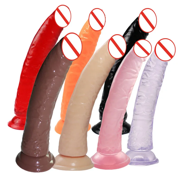 
china supplier wholesale mushroom head big long huge bulk dildo realistic artificial penis sex toy for women sex 