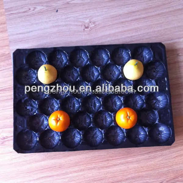 
Supermarket Display Fruit Protection Nested Pack Pomegranate Plastic Packaging Tray 