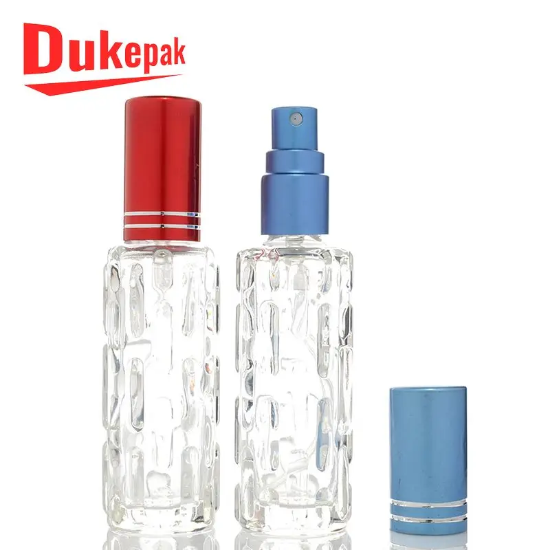 
empty cylinder 15ml crystal glass bottle for Perfume 