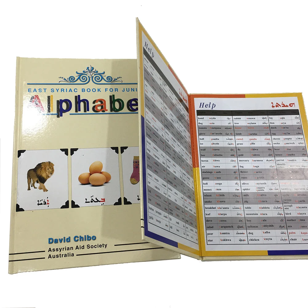 Custom Paper printing Services educational children music record book and children talking book sound board book printing