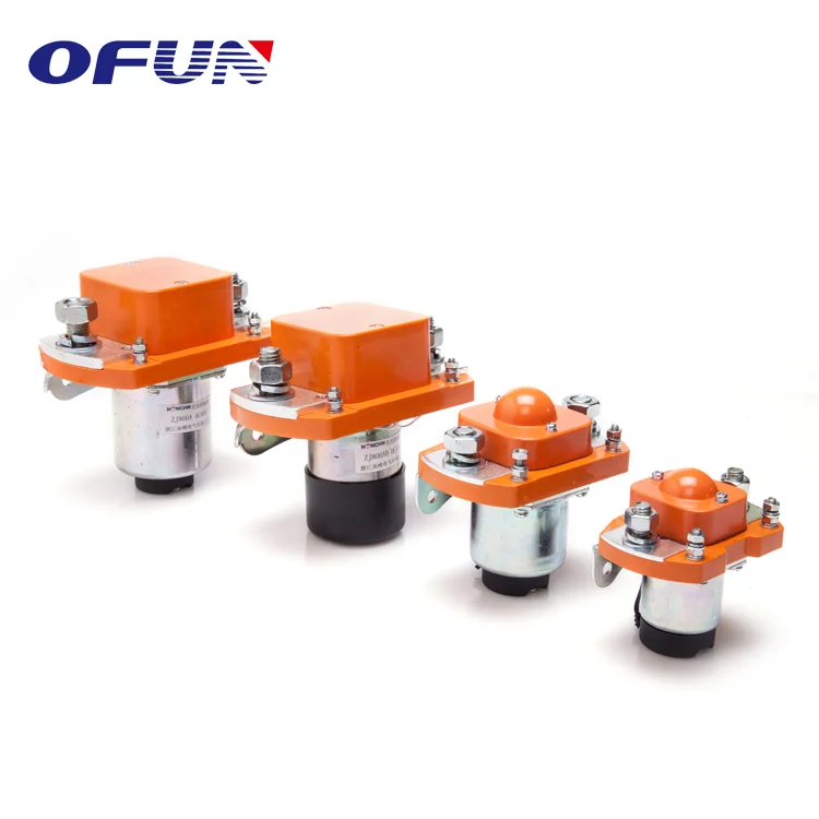 OFUN 12V 24V 36V 48V 72V 110V 220V 1 Normally Closed DC Types Of Contactor