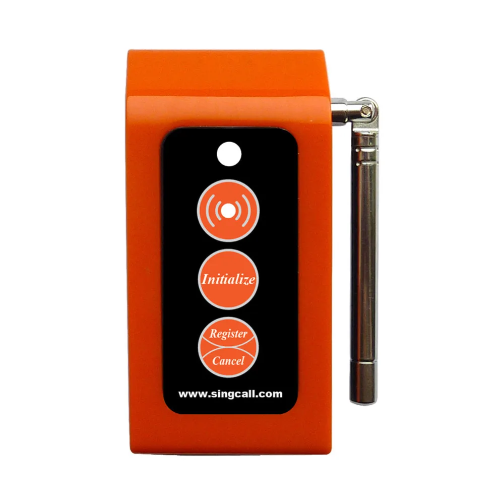 SINGCALL SINGCALL patient alarm system emergency sound and light alarm small caregiver receiver,with two buttons